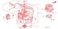 SOFFIATORE RISCALDATORE per Honda MRV EXL 5 Porte 5 velocità automatico 2005
