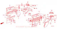 FODERAMENTO LATO POST.(3D) per Honda ACCORD EX 1800 3 Porte 5 velocità manuale 1984