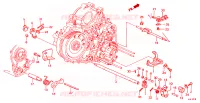 FORCA CAMBIO/ ALBERO VALVOLA IMMISSIONE per Honda ACCORD EX 1800 4 Porte 4 velocità automatico 1984