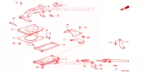 MENSOLA LEVA SELEZIONE(AT) per Honda ACCORD EX 1800 4 Porte 4 velocità automatico 1984