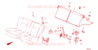 SEDILE POSTERIORE(3D) per Honda ACCORD EX 1800 3 Porte 5 velocità manuale 1984