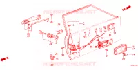 SERRATURE PORTIERE ANT.(3D) per Honda ACCORD EX 1800 3 Porte 5 velocità manuale 1984