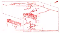 LEVA RISCALDATORE per Honda JAZZ DX 3 Porte 5 velocità manuale 1984