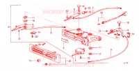 LEVA RISCALDATORE per Honda CIVIC DX 5 Porte 5 velocità manuale 1983