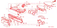 ABBELLIMENTO STRUMENTI(LATO GUIDATORE) (LH) per Honda JAZZ 1.4 LS 5 Porte pieno automatica 2002