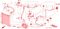 ARIA CONDIZIONATA (TUBI/CONDOTTI)(LH) per Honda JAZZ 1.4 LS 5 Porte pieno automatica 2002
