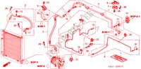 ARIA CONDIZIONATA (TUBI/CONDOTTI)(RH) per Honda JAZZ 1.4S-W 5 Porte 5 velocità manuale 2003