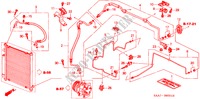 ARIA CONDIZIONATA (TUBI/CONDOTTI)(RH) per Honda JAZZ 1.2S 5 Porte 5 velocità manuale 2002
