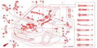BARDATURA FILO MOTORE(LH) per Honda JAZZ 1.4 LS 5 Porte pieno automatica 2002