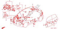 BARDATURA FILO(RH) per Honda JAZZ 1.4S-W 5 Porte 5 velocità manuale 2003