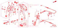 PEDALE(LH) per Honda JAZZ 1.4 LS 5 Porte pieno automatica 2002