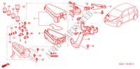 UNITA DI CONTROLLO(SPAZIO MOTORE)(RH) per Honda JAZZ 1.2S-S 5 Porte 5 velocità manuale 2003