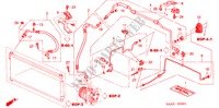 ARIA CONDIZIONATA (TUBI/CONDOTTI)(RH) per Honda JAZZ 1.2 S 5 Porte 5 velocità manuale 2005
