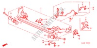 ASSALE POSTERIORE per Honda JAZZ 1.4 ES 5 Porte 5 velocità manuale 2005