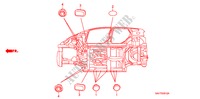 ANELLO DI TENUTA(SOTTO) per Honda JAZZ 1.4 LS 5 Porte pieno automatica 2006