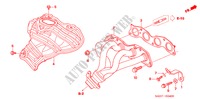 MOLTEPLICE SCARICO(1) per Honda JAZZ 1.4 SE 5 Porte 5 velocità manuale 2007