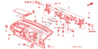 PANNELLO STRUMENTI(RH) per Honda JAZZ 1.2 S 5 Porte 5 velocità manuale 2007