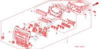 RADIO AUTOMATICA(VISTEON) (1) per Honda JAZZ 1.2 S 5 Porte 5 velocità manuale 2007