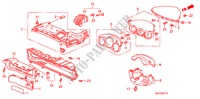 ABBELLIMENTO STRUMENTI(LATO GUIDATORE) (LH) per Honda JAZZ S4ES 5 Porte 5 velocità manuale 2008