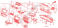 ABBELLIMENTO STRUMENTI(LATO PASSEGGERO) (LH) per Honda JAZZ S4ES 5 Porte pieno automatica 2008