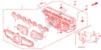 ARIA CONDIZIONATA CONTROLLO(RH) per Honda JAZZ S4SES 5 Porte 5 velocità manuale 2008
