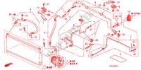 ARIA CONDIZIONATA (TUBI/CONDOTTI)(RH) per Honda JAZZ 1.2 E 5 Porte 5 velocità manuale 2008