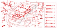 BARDATURA FILO MOTORE(RH) per Honda JAZZ 1.4 SE 5 Porte 5 velocità manuale 2008