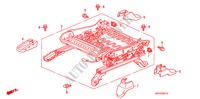 COMP. SEDILE ANT. (S.) (ALTEZZA MANUALE) per Honda JAZZ 1.4 LS 5 Porte 5 velocità manuale 2008