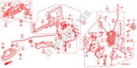 SERRATURE PORTIERE ANT./ MANIGLIA ESTERNA(2) per Honda JAZZ 1.4 SE 5 Porte pieno automatica 2008