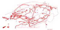 BARDATURA FILO(2) per Honda PRELUDE EX 2 Porte 4 velocità automatico 1983