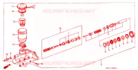 CILINDRO MAESTRO FRENO (A.L.B.) per Honda PRELUDE EX 2 Porte 4 velocità automatico 1983