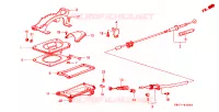 MENSOLA LEVA SELEZIONE(AT) per Honda PRELUDE EX 2 Porte 4 velocità automatico 1983