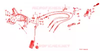 PEDALE ACCELERATORE per Honda PRELUDE EX 2 Porte 4 velocità automatico 1983