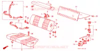 SEDILE POSTERIORE/CINTURA DI SICUREZZA per Honda PRELUDE EX 2 Porte 4 velocità automatico 1983