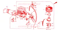 SOFFIATORE RISCALDATORE per Honda PRELUDE EX 2 Porte 4 velocità automatico 1983