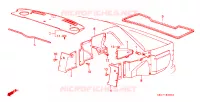 VASOIO POSTERIORE per Honda PRELUDE EX 2 Porte 4 velocità automatico 1983