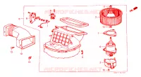 SOFFIATORE RISCALDATORE per Honda CIVIC CRX DX 3 Porte 5 velocità manuale 1984