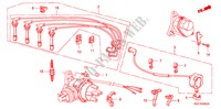 MOTORE ELETTRICALE(3) (PGM FI) per Honda INTEGRA SX 16 3 Porte 4 velocità automatico 1987