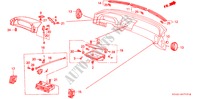 PANNELLO STRUMENTI (LH) per Honda LEGEND V6 2.7I 4 Porte 5 velocità manuale 1990
