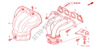 MOLTEPLICE SCARICO(L4) per Honda ACCORD 2.4          VTI-E 4 Porte 5 velocità manuale 2005