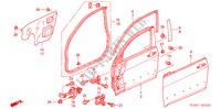 PANNELLI PORTIERE ANT. per Honda ACCORD 2.4          VTI-E 4 Porte 5 velocità manuale 2005