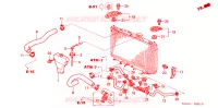 TUBO RADIATORE(L4) per Honda ACCORD 2.4 VTI E 4 Porte 5 velocità automatico 2003