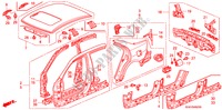PANNELLI ESTERNI/PANNELLO POSTERIORE per Honda ACCORD 2.4          VTI-L 4 Porte 5 velocità manuale 2007