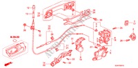 SERRATURE PORTIERE POST./ MANIGLIA ESTERNA per Honda ACCORD 2.4          VTI-L 4 Porte 5 velocità manuale 2007