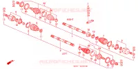 ALBERO TRASMISSIONE per Honda ACCORD EX 3 Porte 4 velocità automatico 1986
