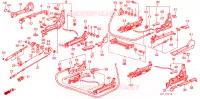 COMP. SEDILE ANT. (2D) per Honda ACCORD EX 3 Porte 4 velocità automatico 1986