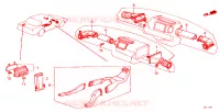 CONDOTTO RISCALDATORE per Honda ACCORD EX 3 Porte 4 velocità automatico 1986