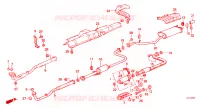CONDOTTO SCARICO per Honda ACCORD EX 3 Porte 4 velocità automatico 1986