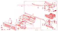 CONTROLLO RISCALDATORE (TIPO LEVA) per Honda ACCORD LX 4 Porte 4 velocità automatico 1986