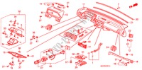 PANNELLO STRUMENTI(LH) per Honda ACCORD EX 4 Porte 5 velocità manuale 1986